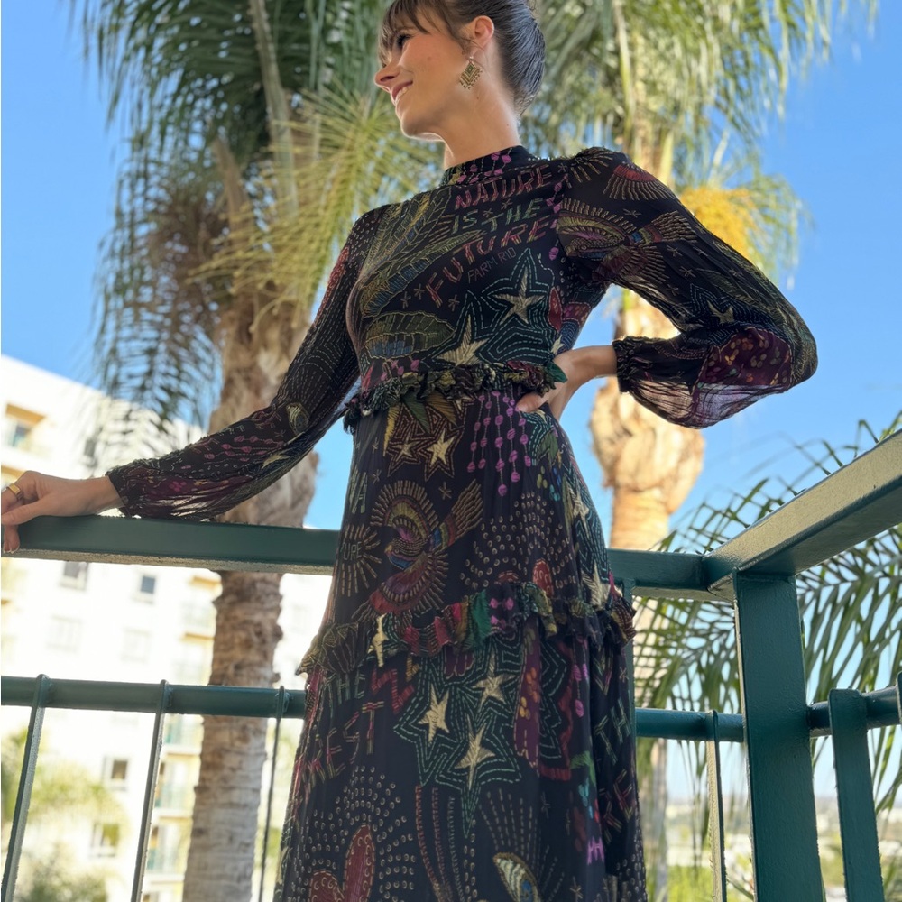 FARM Rio Multicolor Nature Print Dress